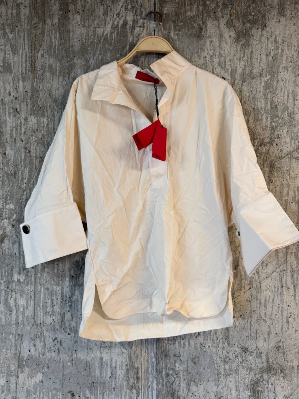 CAROLINA HERRERA Women's Cotton Poplin Top Size S